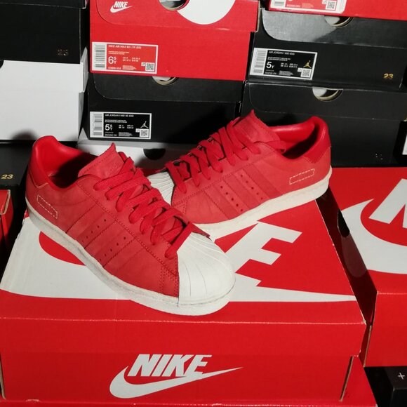 'RARE" ADIDAS SUPERSTAR 80s "SCARLETT"FIT WOMEN'S US SIZE 6.5 MINT CONDIT NO BOX - Picture 3 of 9